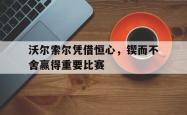 开云下载-沃尔索尔凭借恒心，锲而不舍赢得重要比赛